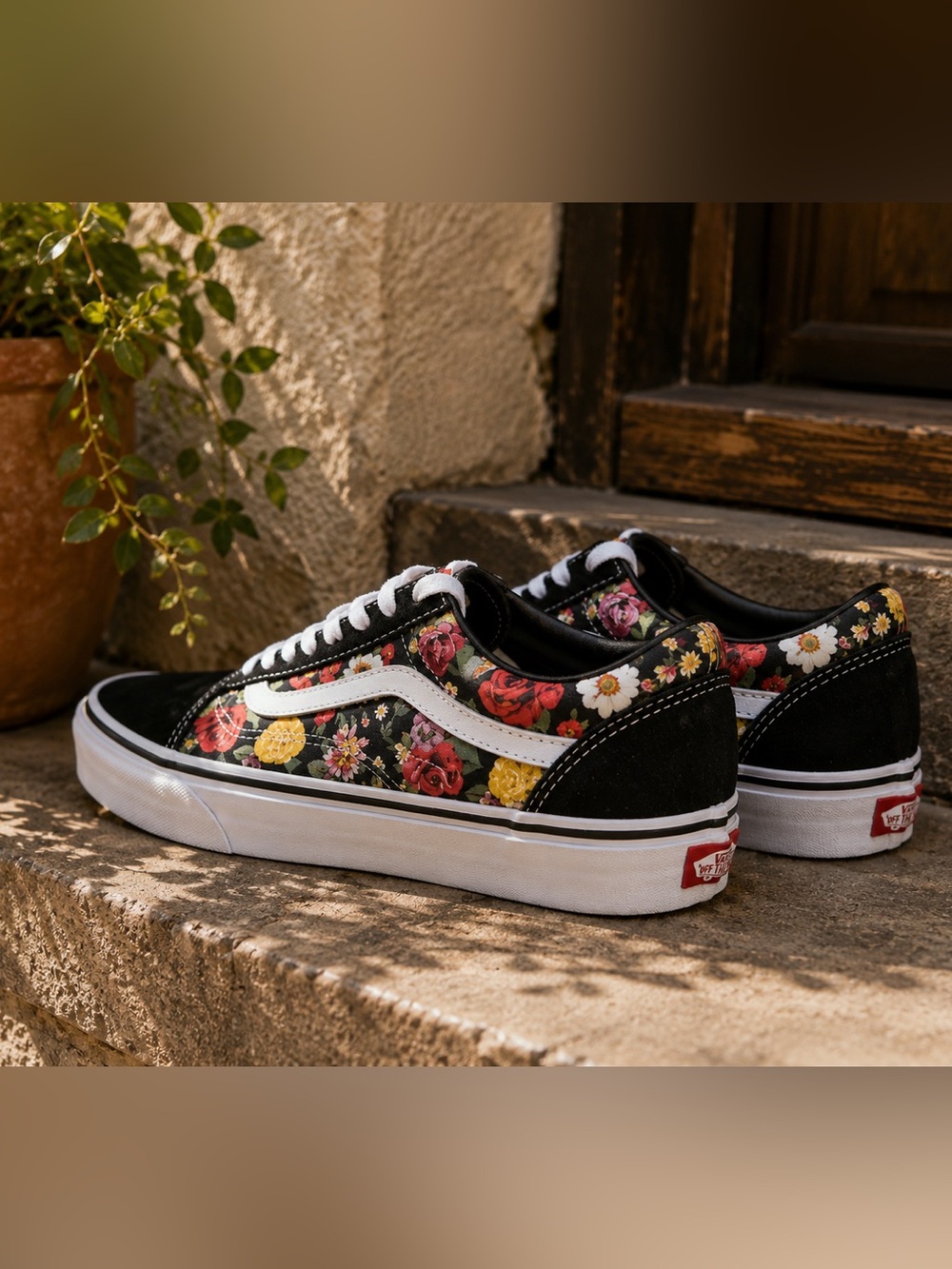 Vans Old Skool Floral Garden Canvas Sneakers